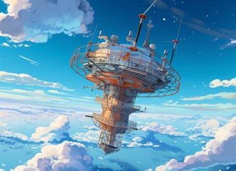 Connection internet haut débit par satellite