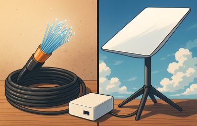 Choisir entre Starlink et la fibre optique